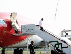 Kapolda Lampung dan Pj. Gubernur Samsudin Sambut Presiden Jokowi, Resmikan Tiga Proyek Strategis Nasional di Lampung