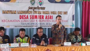 pemdes sumber asri salurkan blt dd tahap 2 tahun 2024 kepada 56 kpm