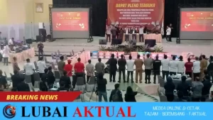 Hasil Rapat Pleno Terbuka KPU OKU Tetapkan Pasangan “Bertaji” sebagai Bupati dan Wakil Bupati Terpilih