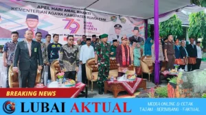 Upacara Peringatan HAB Kemenag RI ke-79 di Muara Enim Berlangsung Khidmat