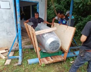 Tingkatkan Kualitas Air Bersih, Perumda Tirta Raja Pasang Pompa Baru di WTP Tanjung Agung dan Bakung