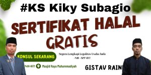 Buat Sertifikat Halal GRATIS? Kiky Subagio : Saya Dukung Penuh UMKM Lewat Sertifikasi Halal Gratis Gandeng Ustadz Gistav Rainhard Ini cara nya.