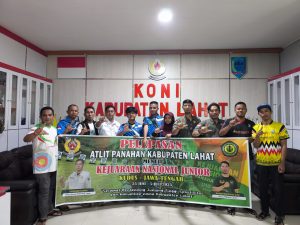 KONI Lahat Lepas Atlet Panahan Menuju Kejurnas Junior di Kudus