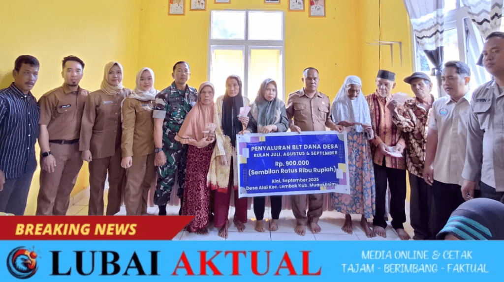 Pemerintah Desa Alai Salurkan BLT DD Tahap III Tahun 2025 Kepada 45 KPM