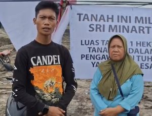Bertepatan Hari Sumpah Pemuda, Pemuda Lahat Duduki Dan Kecam Tindakan PT Dizamatra Powerindo