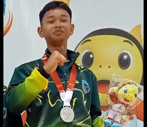 AHMAD ELANG PERDANA AL AZIZ SISWA SMPN 2 , DAN TEAM SUMBANG PERAK DI PORPROV XV MUBA