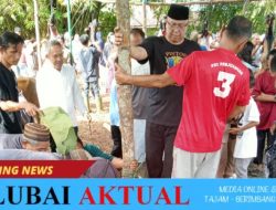 Kades Bayu Virmansyah Pimpin Penyembelihan  160 Hewan Kurban di Desa Karang Agung