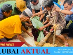 Kades Lubai Makmur Hadiri Penyembelihan Hewan Kurban di Masjid Baiturrahim
