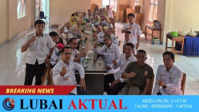Camat Lubai Ulu Gelar Halal Bihalal Bersama Staf Kecamatan