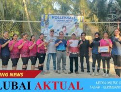 Pagar Dewa Juarai Turnamen Bola Voli Putri Se-Kecamatan Lubai dan Lubai Ulu