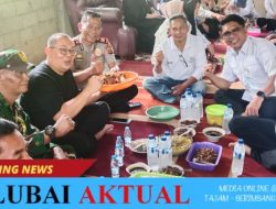 Camat Lubai Gelar Halal Bihalal Bersama Forkopimcam dan Awak Media