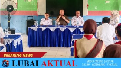 Sekretaris Komisi III DPRD Muara Enim , Yusuf Effendi Kunjungi SMP Negeri 1 Lubai Ulu, Serap Aspirasi Dunia Pendidikan