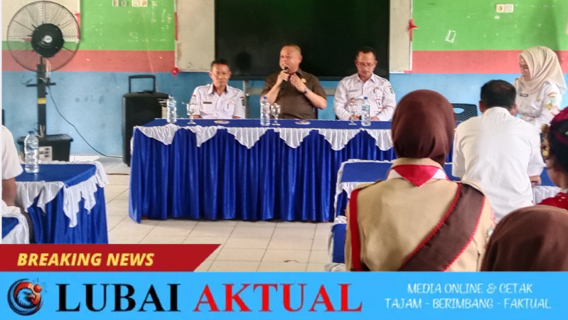 Sekretaris Komisi III DPRD Muara Enim , Yusuf Effendi Kunjungi SMP Negeri 1 Lubai Ulu, Serap Aspirasi Dunia Pendidikan