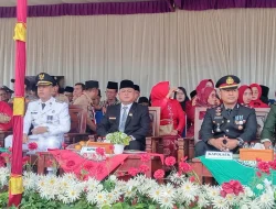 Sekretaris Komisi III DPRD Muara Enim, Yusuf Effendi Hadiri Upacara Peringatan HUT RI ke-81 di Kecamatan Rambang