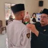 Camat Lubai Ulu Taufik Azrullah Resmi Kukuhkan Paskibra HUT RI ke-81