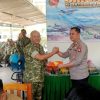 Hadiri Potong Tumpeng HUT TNI ke-81, Polsek Lubai Tegaskan Soliditas Bersama Koramil 404-08/Rambang Lubai