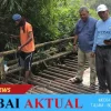 Baru Dua Pekan Diperbaiki, Besi Jembatan Sungai Buaya Kecik Raib Digondol Maling